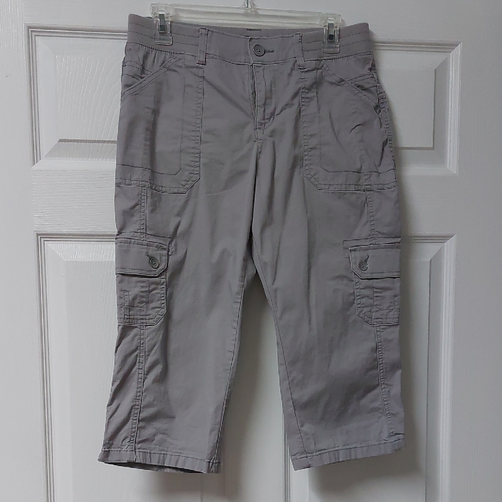 Lee Relaxed Fit Mid Rise Gray Pants